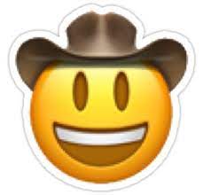 Yeehaw Sticker By Avery Wagner Emoji Stickers Aesthetic Stickers Bubble Stickers