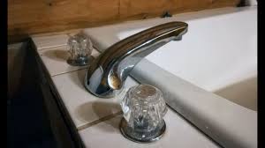 The only difference is that double uses two separate handles to perform its task while single uses one handle to control the water's flow and temperature. Delta Tub Faucet Drip Repair Youtube