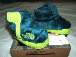 The North Face Nse Infant Fleece Bootie Baby Size 2 3 6m 3 6 9m Teal Green Nib