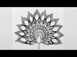 Beautiful Peacock Doodle How To Draw Peacock Peacock Drawing Easy Doodle Art Youtube Easy Doodle Art Easy Drawings Doodle Art