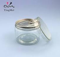 200ml clear PET plastic jar food grade with easy-open lid