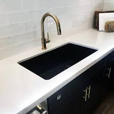 Black And Gold Kitchen Cabinets Top 50 Best Black Kitchen Cabinet Ideas Dark Cabinetry Designs Black Kitchen Cabinets Black Kitchens Black Kitchen Sink