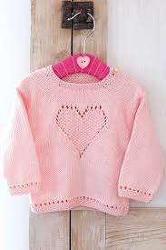 Baby Girls Jumper With Heart Knitting Pattern The Knitting Network Baby Cardigan Knitting Pattern Baby Sweater Knitting Pattern Baby Girl Knitting Patterns