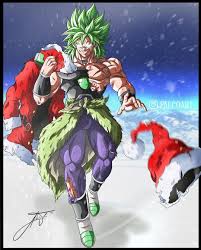 If Broly Meets Santa Claus I Wish You A Merry Christmas Thanks For The Support Dragonball Fanart Selfmade Dragonballz Dragon Ball Dragon