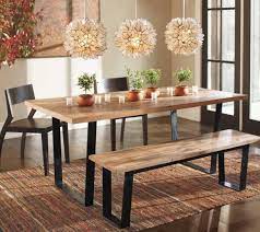 Furniture Trendy Dining Table Bench Set Cool Dining Table And Wood Bench With Creative Ikea Sn Dining Room Design Kitchen Table Bench Dining Table With Bench