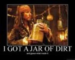 Captain Jack Sparrow Jar Of Dirt