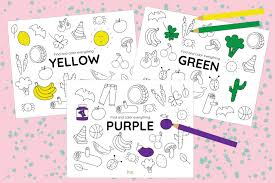 Practice writing and spelling the word green. Printable Coloring Pages Of Colors Yes We Made This