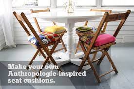 Outdoor pillow ideas can help you revitalize your space and show off your style. Anthropologie Inspired Folding Chair Cushions Merrypad