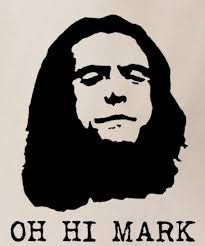 Oh Hi Mark Cotton Shopping Tote Bag