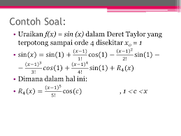 Contoh soal dan pembahasan elastisitas kelas 11. Contoh Soal Deret Taylor Dan Penyelesaiannya Barisan Contoh