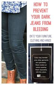 How To Prevent Dark Jeans From Bleeding A Bada Bing Dark Jeans Prevention Outfit Accessories