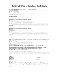 › offer letter for land purchase. Free 10 Sample Real Estate Offer Letter Templates In Pdf Ms Word