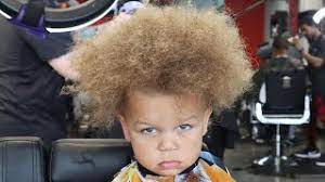 His First Haircut Ever Cutest 2 Year Old Transformation Youtube