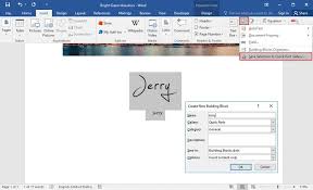 Short tutorial as a request from students wanting a refresher on how to upload an electronic signature Draw Signature In Word Wondershare Pdfelement
