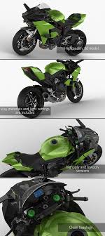 Kawasaki Ninja H2r By Korneelov This Highly Detailed And Ready To Render At 3dsmax 3d Bike Kawasaki Ninja H2r The 3d Model Was Cr Kawasaki Ninja Kawasaki Ninja