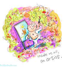 Inside Us All Today S Doodle Buddha Doodle Doodle Inspiration Buddah Doodles