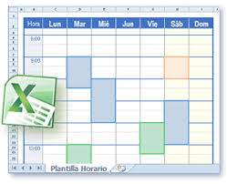 Plantilla Horario Word Excel Pdf Printable Imprimir Plantillas Horarios Horario De Clases Horario Escolar