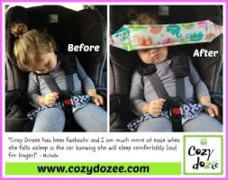 Cozy Dozee Www Cozydozee Com A Car Seat Head Strap Support For Sleeping Children In The Car Cuscino Per Il Collo Bambini Auto Idee