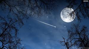 High Resolution Night Sky Stars And Moon Wallpapers Full Size Desktop Background