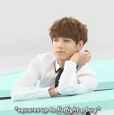 That S Not The First Time Either I Have A Feeling This Is What He Does Every Time A Bug Flies By Him Bts Jungkook Bts Boys Bts Funny