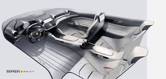 Image Result For Ferrari Gtc4lusso Interior Sketch Automotive Design Car Interior Sketch Car Interior