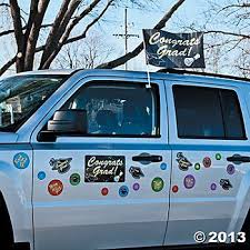 Graduation Car Decorating Kit Magnets Discontinued High School Graduation Cap Car Decor Diy Graduation Cap