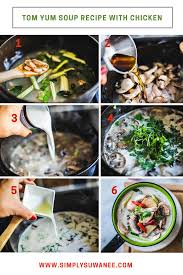 This thai coconut chicken soup can easily be tweaked to comply with a host of special dietary concerns to create a dish that literally everyone you know can enjoy. Tom Kha Gai Thai Chicken Coconut Soup Simply Suwanee