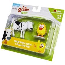 Las mejores videos infantiles en español y canciones dela granja: Vaca Lola Y El Pollito Pio Pack De Figuras De La Granja De Zenon