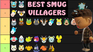 Also i wouldn't recommend doing the glitch purposefully to change a villager's exterior, because when it gets patched there's a good chance the glitched villager will be removed from your island. Best Villagers In Animal Crossing New Horizons Smug Tier List Youtube