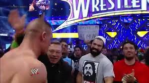 The result of the fight depends on who can keep a cool head and stick to strategy. John Cena Hugs The Rock S Mother Wrestlemania 30 Video Dailymotion