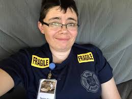 Had a back muscle spasm yesterday at work which caused my legs to buckle  and I fell. All of my weight came down