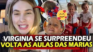 VIRGINIA LEVA AS MARIAS PARA O PRIMEIRO DIA DE AULA e MOSTRA OBRA DA SUA  NOVA MANSÃO LUXUOSA...