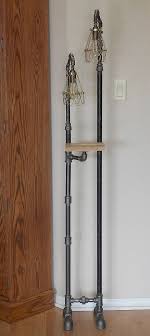Industrial Floor Lamp With Shelf By Splinterwerx On Etsy Candelabros Iluminacion Iluminacion Artificial