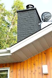 Residential house painting contractor offering both interior painting and exterior painting, certapro painters® will help your home come to life. Charcoal Grey Painted Stone Exterior How To Safely Paint A Chimney Dans Le Lakehouse