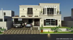 3d Front Elevation Com 1 Kanal Spanish House Design Plan Dha Lahore Pakistan Spanish House Design Home Design Plans House Designs Exterior