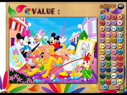 Mickey Mouse And Friend S Painting Color Math Game Mickey Mouse Coloring Games Mickey Mouse Games Math Coloring Mickey Mouse And Friends