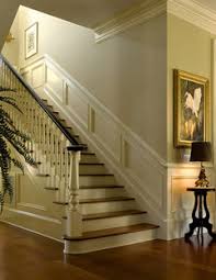 A stair lift is a chair that climbs up and down a staircase on a motorized rail attached. Anyone Ever Do Crown Molding Up Enclosed Stairwell To Second Floor