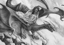 Relief drawing knight fighting evil dragon noble. Dragon Rider By Henu Chan On Deviantart Dragon Drawing Dragon Rider Cool Dragon Drawings