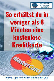 Gratis Kreditkarte Kostenlose Kreditkarte Girokonto Geld Sparen Im Alltag