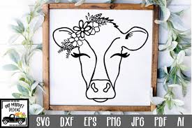I thought this would look great with gold foil on a black tote. Cow Face Cut File Graphic By Oldmarketdesigns Creative Fabrica