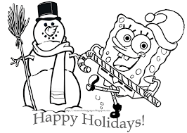 Select a coloring game and then begin your coloring skills. Spongebob Christmas Coloring Pages Free Printable Coloring Home