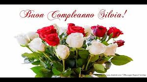 Buon Compleanno Silvia Con Le Rose Cartolina Di Compleanno Buon Compleanno Buon Onomastico