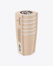 Download Kraft Paper Cups Mockup In Packaging Mockups On Yellow Images Object Mockups