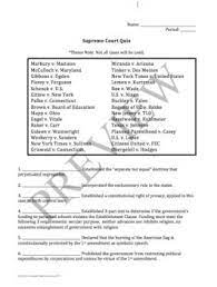 Rd.com knowledge facts there's a lot to love about halloween—halloween party games, the best halloween movies, dressing. Landmark Supreme Court Cases Quiz By Holly S Social Studies Store