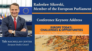 Radosław tomasz radek sikorski is a polish politician and journalist who is a member of european parliament. Mep Radoslaw Sikorski Keynote Address Of The Yale European Studies Graduate Fellows Conference 2021 Youtube
