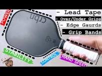 How to CUSTOMIZE your Paddle w/ Lead tape, Grip Tape, Bands and Guards!