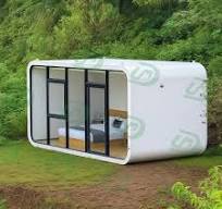 Smooth Appearance Modern Luxury Prefabricated Apple Cabin Sleeping Pod