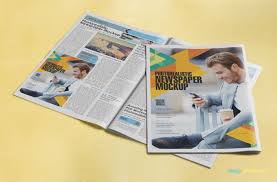 13 Photorealistic Newspapers Advertising Mockups Zippypixels Newspaper Advertisement Newspaper Layout Newspaper Design