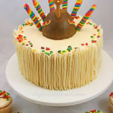 25 turkey cupcake ideas 1. Fall Turkey Cake Thanksgiving Edible Crafts Tip Junkie