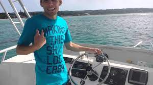 Jacob marteny driving a private boat in Jamaica - YouTube